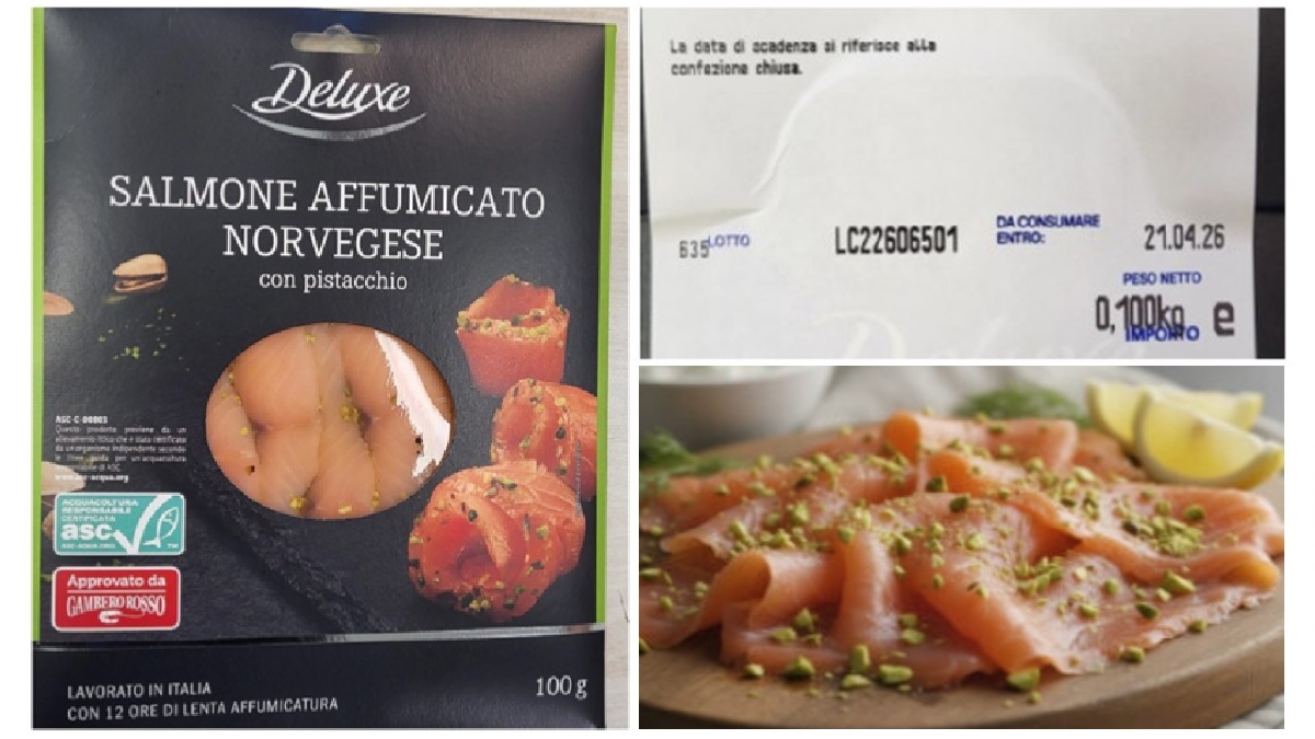 Salmone affumicato norvegese con pistacchio Delux